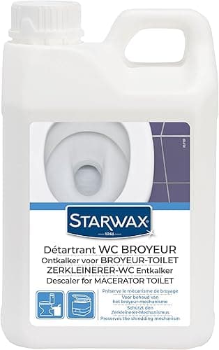 STARWAX - Descaler for Macerator Toilets - Descales Without Harming the System - Suitable for Septic Tanks and Chemical wc - 2L