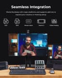OBSBOT Tiny 3 AI-Powered Spatial Audio 4K Webcam, AI Tracking PTZ Camera with 1/1.28" Sensor, Tri-Mic, Voice & Gesture Control, 120FPS, HDR, Web Cam for PC, Laptop, Streaming, Meeting, Switch 2, etc. - 9