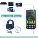 Portable Voice Changer, I9 Live Sound Card Handheld Microphone Voice Changer with 8 Sound Effects, Sound Disguiser for PS4 PS5 PC Phone Laptops - 3