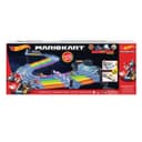 Hot Wheels Mario Kart Rainbow Road Raceway 8-Foot Track Set with Lights & Sounds & 2 1:64 Scale Vehicles, Toy Gift for Kids Ages 4 Years Old & Up, GXX41 - 6