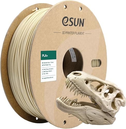 eSUN Bobine de filament PLA+ pour imprimante 3D, 1,75 mm, précision dimensionnelle +/- 0,03 mm, 1 kg