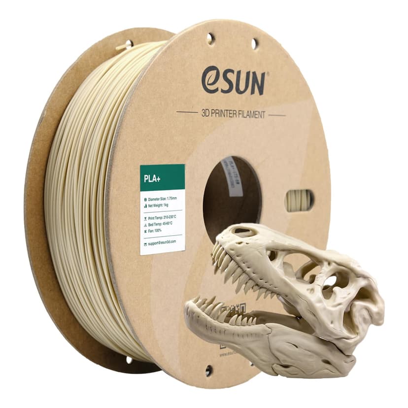 eSUN Bobine de filament PLA+ pour imprimante 3D, 1,75 mm, précision dimensionnelle +/- 0,03 mm, 1 kg - 1