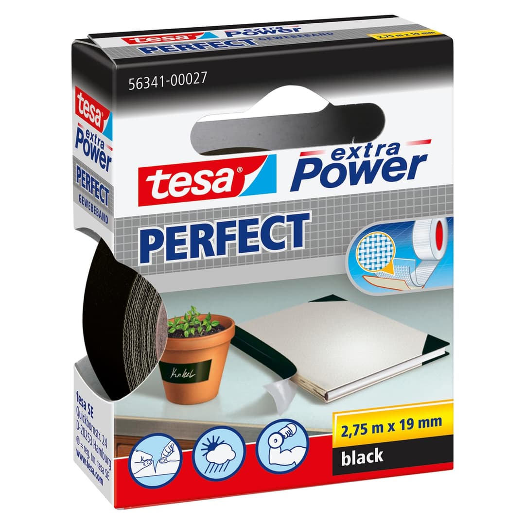 tesa extra Power Perfect - Ruban Adhésif Toilé - Ruban de…