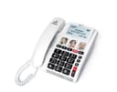 Geemarc CL9000 - Téléphone d’Appel d’Urgence pour la Maison et Son Bracelet SOS Étanche avec Gros Boutons, Volume Amplifié et Écran Rétroéclairé - Fonctionne Uniquement avec Carte SIM - 2