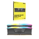 CORSAIR VENGEANCE RGB DDR5 32Go (2x16Go) DDR5 6000MHz CL30 AMD EXPO Intel XMP iCUE Mémoire Informatique Compatible - Gris (CMH32GX5M2B6000Z30K) - 6