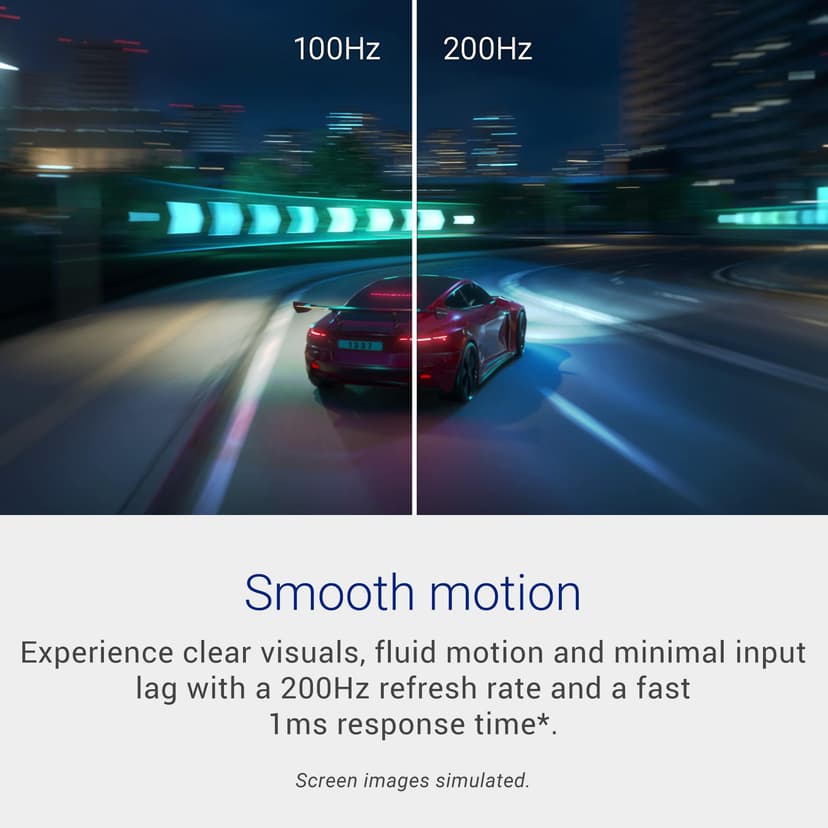 Dell 27 Gaming Monitor - SE2725HG, Full HD (1920x1080), 200Hz, Fast IPS, 1ms, AMD FreeSync Premium, 99% sRGB, VESA (100x100mm), DisplayPort, 2 HDMI, 3 Year Warranty, Black - 3