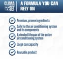 CLIMASET - 3-in-1 R 1234yf Air Con Recharge, Oil, Leak Sealer XL & 2 x R1234yf XL - AC Gas Refill Kit - Air Conditioning Car Recharge Kit - 5
