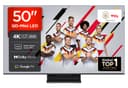 TCL 50C7K QD-Mini 50" 4K HDR Premium 2000 Smart Google TV with 144Hz Motion Clarity Pro (Dolby Vision IQ & Atmos, HVA Panel, Game Master) - 1