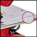 Einhell Fliesenschneidmaschine TC-TC 800 (800 W, 2.950 min-1, neigbarer Edelstahltisch mit Winkelskala, verstellbarer Winkelanschlag, Parallelanschlag mit Skala, inkl. Diamanttrennscheibe Ø 180) - 4