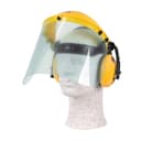 Oregon Browguard, Ear Protection & Clear Visor Combination PPE, Adjustable Safety Face Shield with Noise Cancelling Ear Muffs Attached to a Head Guard, For Forestry, Gardening, Loggers, DIY, One Size - 2