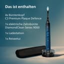Philips Sonicare DiamondClean 9000 - Brosse à dents électrique avec application, Édition spéciale, Capteur de pression, Socle de charge, Bleu marine, modèle HX9911/89 - 8