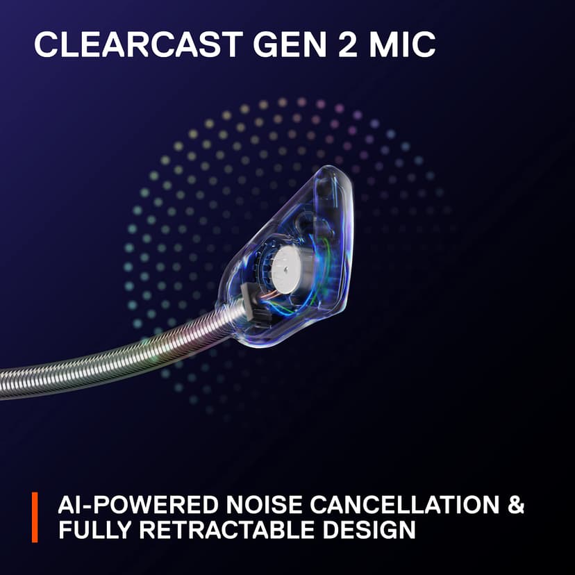 SteelSeries Arctis Nova 7 Wireless Multi-Platform Gaming Headset - Neodymium Magnetic Drivers - Dual Wireless 2.4GHz & Bluetooth - 38H USB-C Battery - ClearCast Gen2 AI Mic - PC, PS5, Mobile - 8