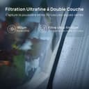 WYBOT (Nouveau Modèle) Robot Piscine sans Fil C2 Vision-A avec caméra IA, Filtration Ultra-Fine, Forte Aspiration, Nettoyage Fond/parois & Ligne d’Eau, Navigation Intelligente – NoirVertProfond - 7