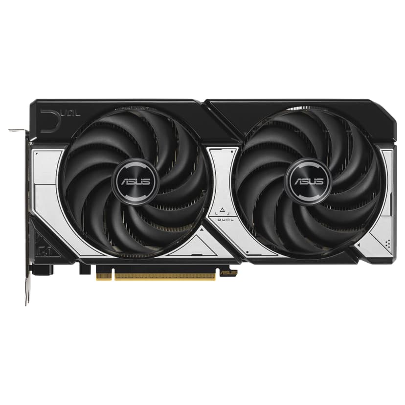 ASUS DUAL RTX5070 OC, PCIe5, 12GB DDR7, HDMI, 3 DP, 2572MHz Clock, Overclocked, Compact SFF-Ready - 9