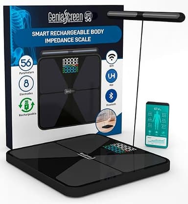Balance Impédancemètre Connectée WiFi Bluetooth Pèse Pers…