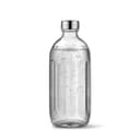 aarke Bouteille [uniquement compatible avec le carbonator PRO] en Verre pour Machine à Soda Carbonator Pro, détails en Acier, 80cl - 1