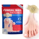21 Pièces Fungal nail patches Mycose ongles des pieds Pansements Patches de réparation des ongles fongiques Réparer abîmés patches antifongiques ongle pieds Pour hommes et femmes (1 pack) - 1