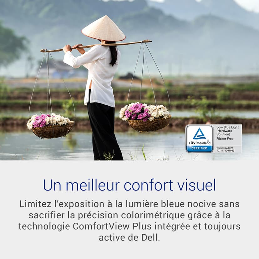 Dell 27 Écran PC Gaming - SE2725HG, Full HD (1920x1080), 200Hz, Fast IPS, 1ms, AMD FreeSync Premium, 99% sRGB, VESA (100x100mm), DisplayPort, 2 HDMI, Garantie 3 Ans, Noir - 6