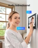 TMEZON 2 Fils Visiophone Connecté Interphone Vidéo Filaire, IP 7’’ Moniteur Ecran Tactile, 1080P Sonnette de Caméra Vision Nocturne, APP Déverrouillage à Distance, Badges RFID, Detection Humaine, M790 - 5