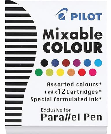 Pilot Parallel Pen Ink Refills for Calligraphy Pens, Asso…