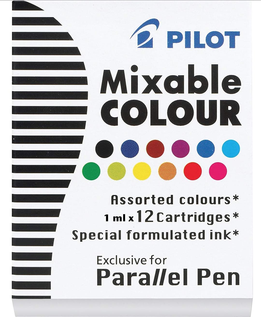 Pilot Parallel Pen Ink Refills for Calligraphy Pens, Asso…