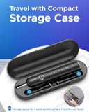 Rotating Electric Toothbrush with 8 Brush Heads (2 Types) for Adults and Kids, 60-Day Battery Life, Wireless Wall Charging Station, 5 Modes Power Toothbrush with Travel Case - 6