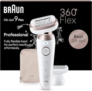 Braun Silk-Épil 9 Flex Epilatore Elettrico Donna, Rasoio …