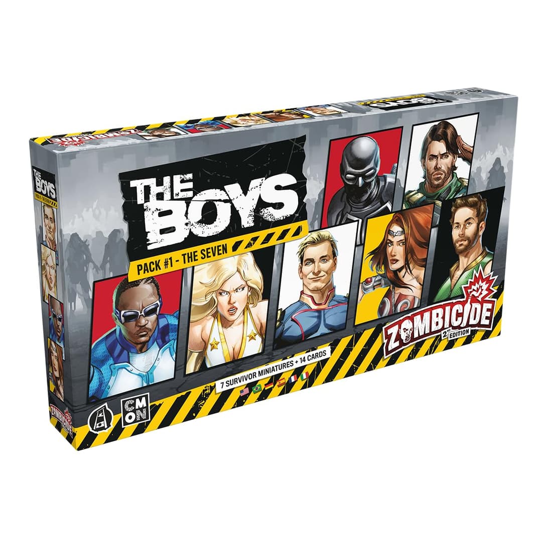 Asmodee - ZOMBICIDE Extension : The Boys Pack #1 - The Seven - Jeux de société - Jeux de Plateau - Jeux de Figurines - A partir de 14 Ans - 1 à 6 Joueurs - Version multilingue