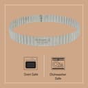 De Buyer Perforated Fluted Stainless Steel Tart Ring - 240mm - 3