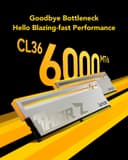 Lexar THOR Z Series RGB DDR5 RAM 32GB Kit (2x16GB) 6000 MHz CL36, DRAM 288-Pin UDIMM Desktop, PC High-Performance Gaming Computer Memory for Intel XMP 3.0/AMD EXPO, PMIC/On-die ECC/1.4V Silver - 2