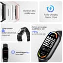Xiaomi Smart Band 10 - Autonomie jusqu'à 21 Jours, écran 1,72", AMOLED avec taux de rafraîchissement de 60 Hz, Sommeil, Stress, SpO2, Moniteur de fréquence Cardiaque, 5 ATM, Mi Fitness, Noir - 3