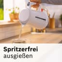Bosch MyMoment TWK3M121 wireless kettle, automatic shut-off, overheating protection, cup display, water level indicator on both sides, removable anti-limescale filter, 1.7 l, - 4