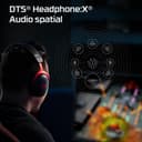 HyperX Cloud II Wireless -Gaming Headset for PC, PS5, PS4, Long Lasting Battery Up to 30 Hours, DTS® Headphone:X®Spatial Audio, Memory Foam, Detachable Noise Cancelling Microphone with Mic Monitoring - 5