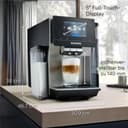Siemens Fully Automatic Coffee Machine EQ700 Integral, Large Coloured TFT Display, 36 Hot and Cold Drinks, Cold Brew, 2-Cup Function, App Control, Automatic Cleaning System, Stainless Steel, Black - 2