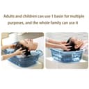Bassin de shampooing, bassin de lavage des cheveux | Bol de shampooing d'hiver pour blessés | Bol de lavage des cheveux et bassin à la maison pour les personnes âgées et les patients handicapés au lit - 4
