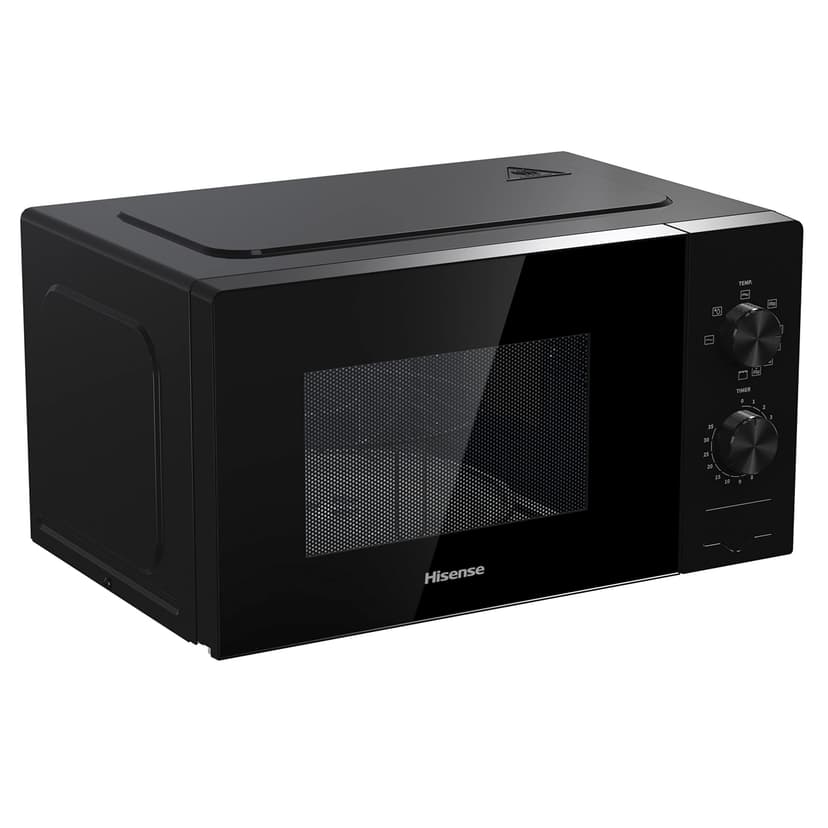 Hisense H20MOBP1G Microwave with Grill, 20L Capacity, 700W Power, 900W with Grill, 5 Levels, 30 Minute Timer, Defrost Mode, Shooter, Black Finish - 4