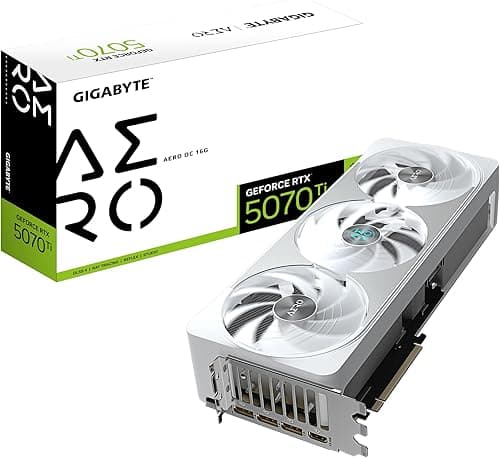 Gigabyte GeForce RTX 5070 Ti AERO OC 16G Graphics Card - …