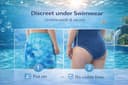 SWIMMM – Disposable Swim Nappies for Kids – Size 8 (28–42 kg / 62–93 lbs) – Pack of 30 – Discreet & Skin-Friendly – Protection for Faecal Incontinence – Safe Swimming in Water - 4