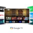 THOMSON Streaming Box 240, Google TV, 4K UHD, Commande vocale, Google Cast, Dolby Atmos, Dolby Digital Plus, Bluetooth 5.0, HDMI 2.1, HDR10, Wi-FI, 2 GB RAM, 8 GB Stockage - 8
