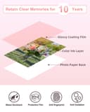 Aken Ink and Paper Set, KP-108IN 3115B001(AA) for Canon Selphy CP Series Photo Printers, 3 Ink Cartridges and 108 Glossy 4x6 inch Photo Papers - 5