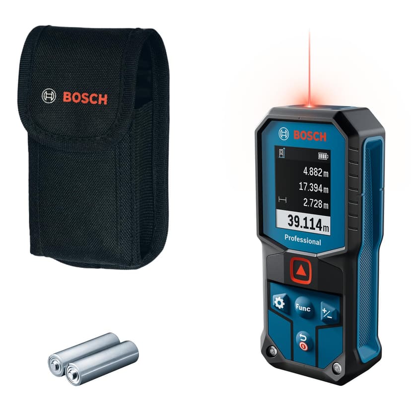 Bosch Télémètre Laser Professionnel GLM 40-31 (IP65, boîtier Absorbant Les Chocs, calculs automatiques de Longueur/Surface/Volume, écran Couleur Claire, Compatible avec la Batterie Li-ION) - 1