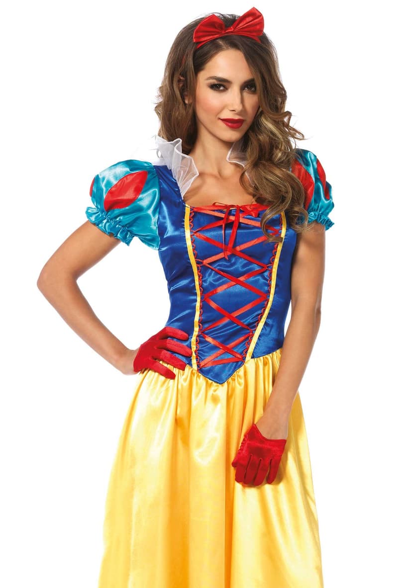 Leg Avenue Classic Snow White Costume (Large, Multi-Colour) - 1