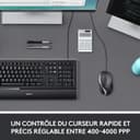 Logitech M500s Souris Filaire avancée avec défilement Ultra-Rapide et multidirectionnel avancé, Boutons Personnalisables, Suivi Haute précision avec commutateur PPP, USB prêt à l'emploi - Gris - 5