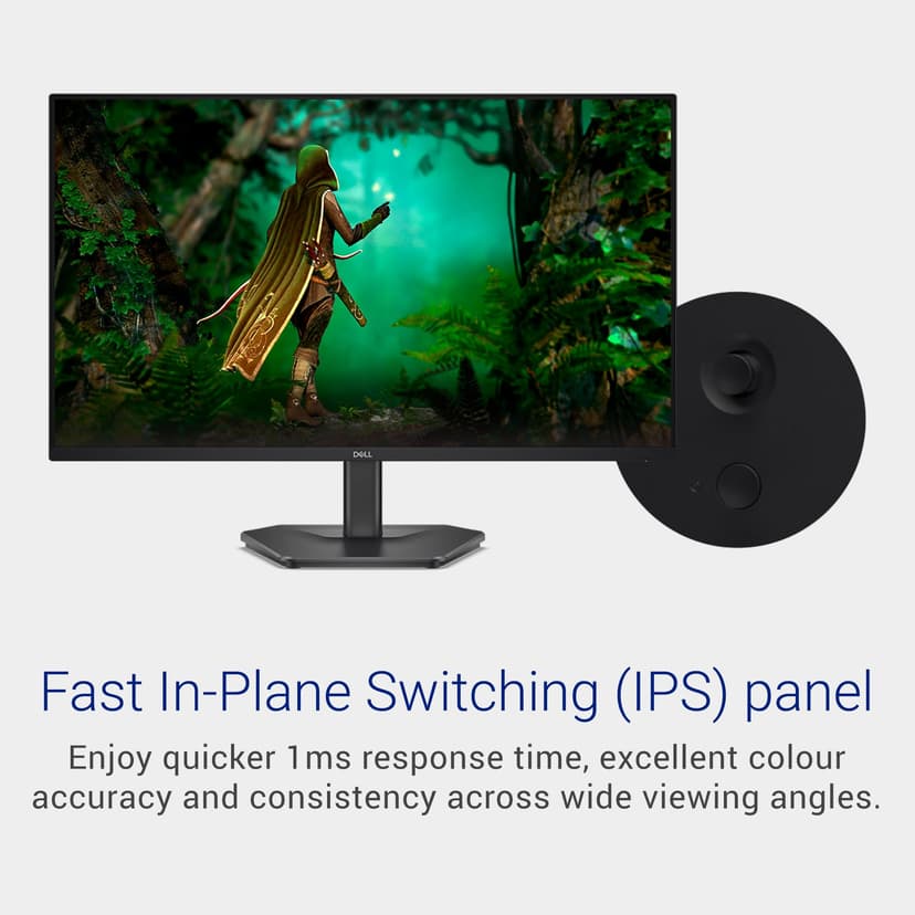 Dell 27 Gaming Monitor - SE2725HG, Full HD (1920x1080), 200Hz, Fast IPS, 1ms, AMD FreeSync Premium, 99% sRGB, VESA (100x100mm), DisplayPort, 2 HDMI, 3 Year Warranty, Black - 5