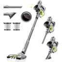 kalado Cordless Vacuum Cleaner KCV01, 26KPA 250W Hoover Cordless, 40 Mins Runtime Removable Battery, Lightweight Self-standing Stick Vacuum Cleaner with LED Display For Hardwood Floor, Carpet (Green) - 1