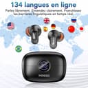 MINISO MS105 AI Headphones Translator, 3-in-1 Translation Headphones in Real Time with AI Translation Function, 134 Languages Translator Earbuds for Business, Travel and Study - 2