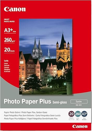 Canon SG-201 Papier Photo Satiné Format A3+ (20 feuilles)