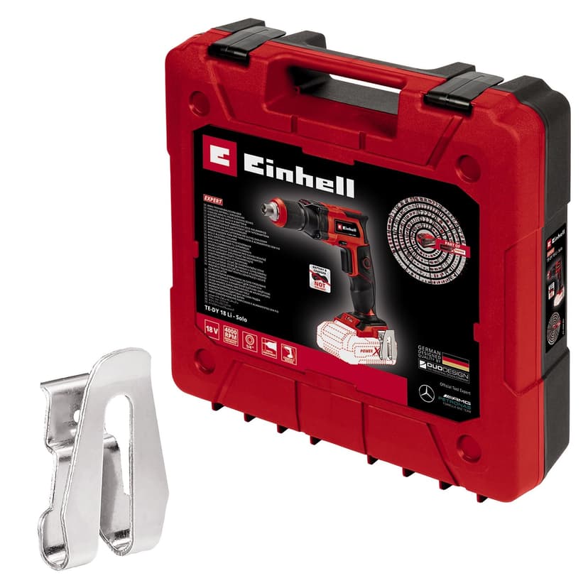 Einhell Visseuse à placo sans fil TE-DY 18 Li-Solo Power X-Change (18V, Bouton de blocage pour marche continue, avec coffret E-Box S35) Livré sans Batterie ni Chargeur - 3