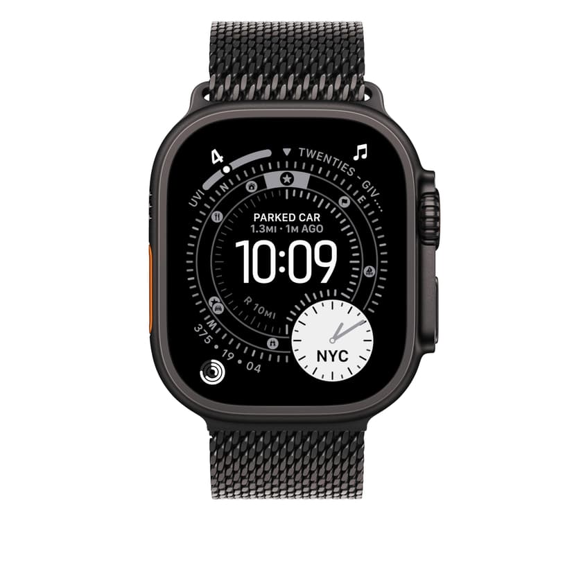 Apple Watch Band - Milanese Loop - 49mm - Black - Large - 3