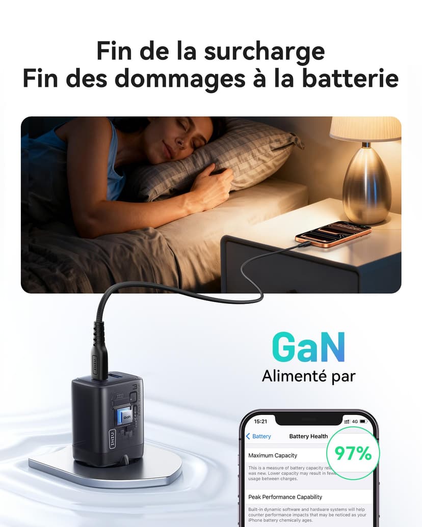 INIU 30 W USB C Charger Pack of 2, [USBC + USBA] Fast Charger with Cable, Gan PD 3.0 Multiple Power Supply, USB C Charger for iPhone 16 15 Pro Max, iPad, Galaxy S25 S24 S23 Ultra, Google ECC - 6